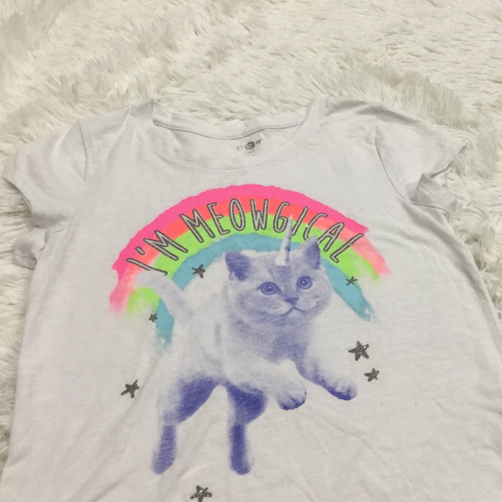 SO Unicorn Cat Graphic Tee